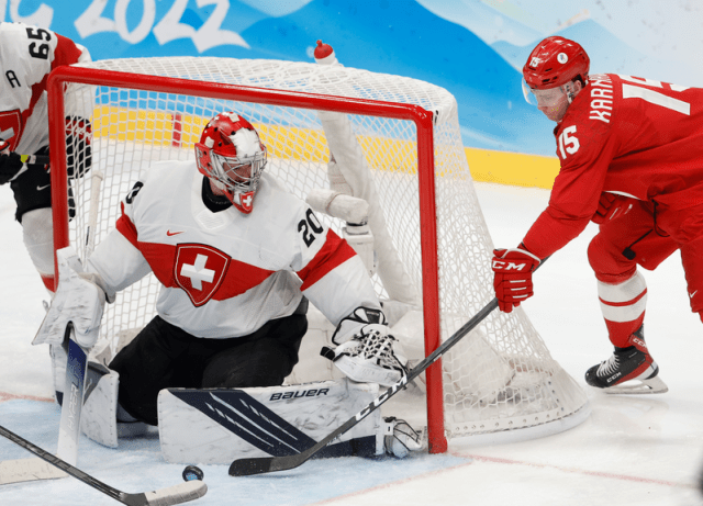 Швейцария выиграла четыре матча на ЧМ-2022 по хоккею в основное время