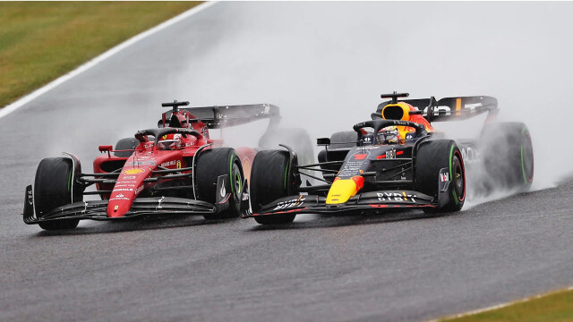 «Ред Булл» из-за штрафа Леклера отпраздновал двойной успех на Гран-при Японии