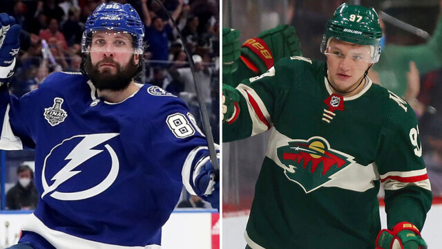 Кучеров и Капризов вошли в число трёх лучших хоккеистов дня НХЛ