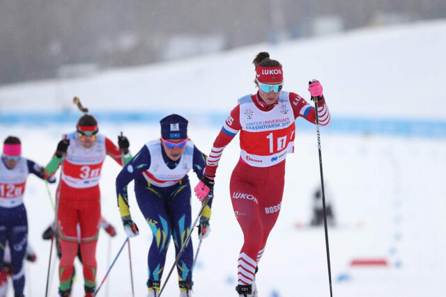 Анастасия Фалеева выиграла спринт на втором этапе Кубка России по лыжным гонкам