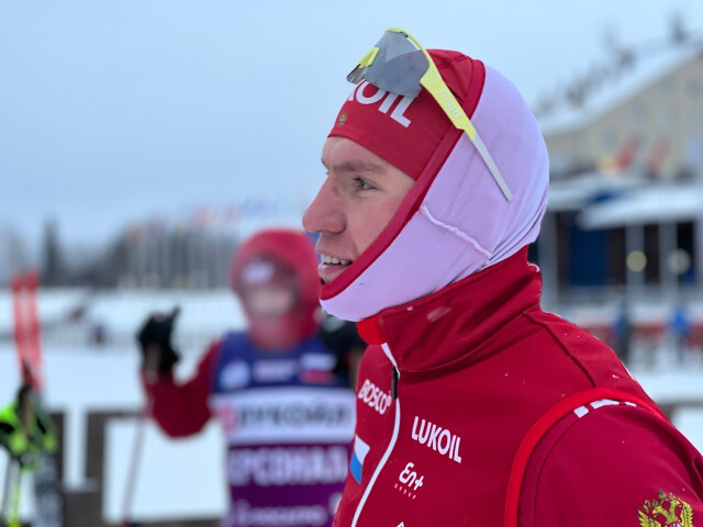 Большунов стал победителем разделки на шестом этапе Кубка России по лыжным гонкам