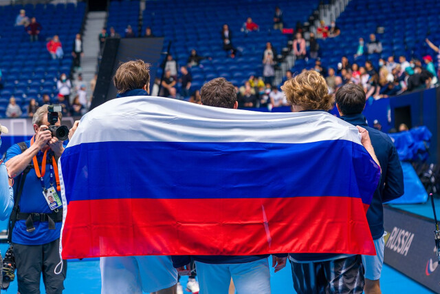 На Australian Open арестовали четверых человек с флагами России