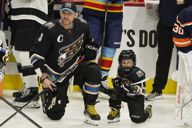 Капризов рассказал, о чём поговорил с сыном Овечкина во время Матча звёзд НХЛ
