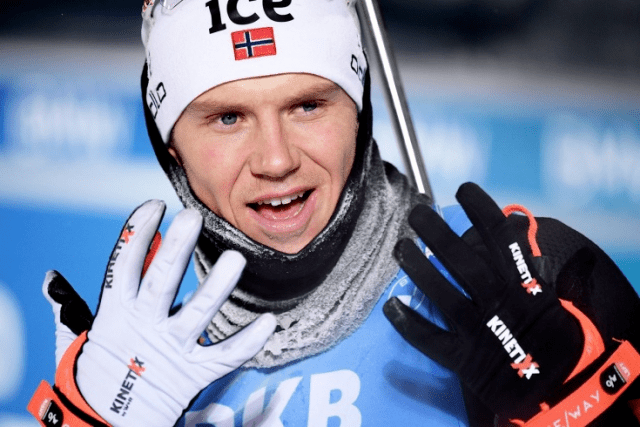 Норвежский биатлонист Кристиансен стал обладателем «Малого хрустального глобуса»