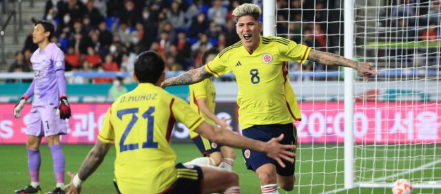 Гол Карраскаля помог сборной Колумбии избежать поражения в матче с командой Южной Кореи