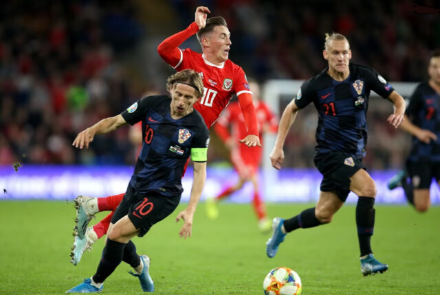 Хорватия и Уэльс поделили очки в матче отбора ЧЕ-2024