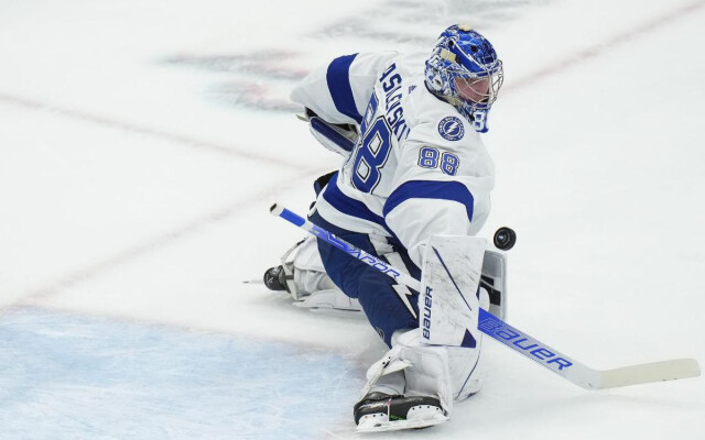 Андрей Василевский стал первой звездой недели в НХЛ, он отразил 99 из 100 бросков