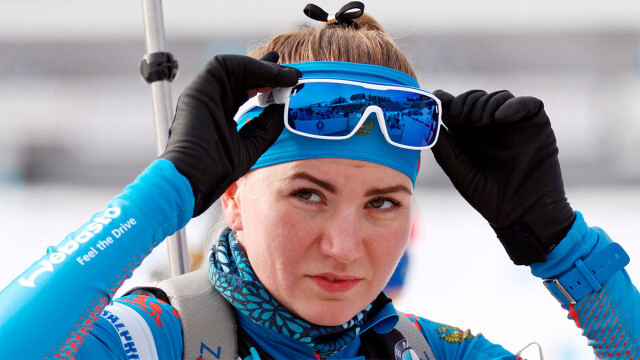 Виктория Сливко стала чемпионкой России по биатлону в марафоне