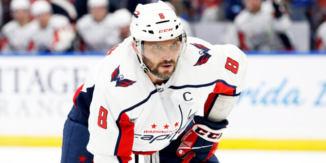 Овечкин поднялся на второе место в НХЛ по сезонам с 75+ очками для крайних нападающих