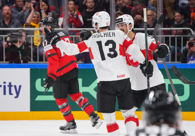 Канада проиграла Швейцарии в матче ЧМ-2023 по хоккею