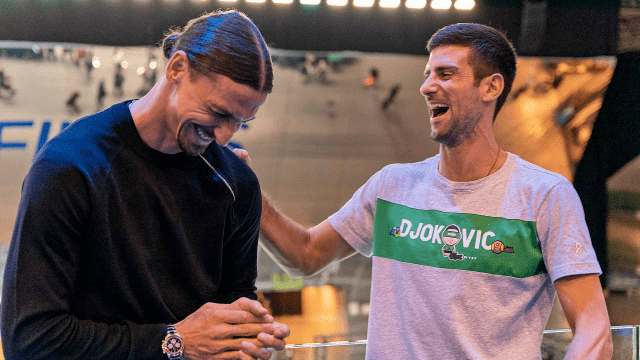 Джокович после победы на «Ролан Гаррос» обратился на сербском к Ибрагимовичу